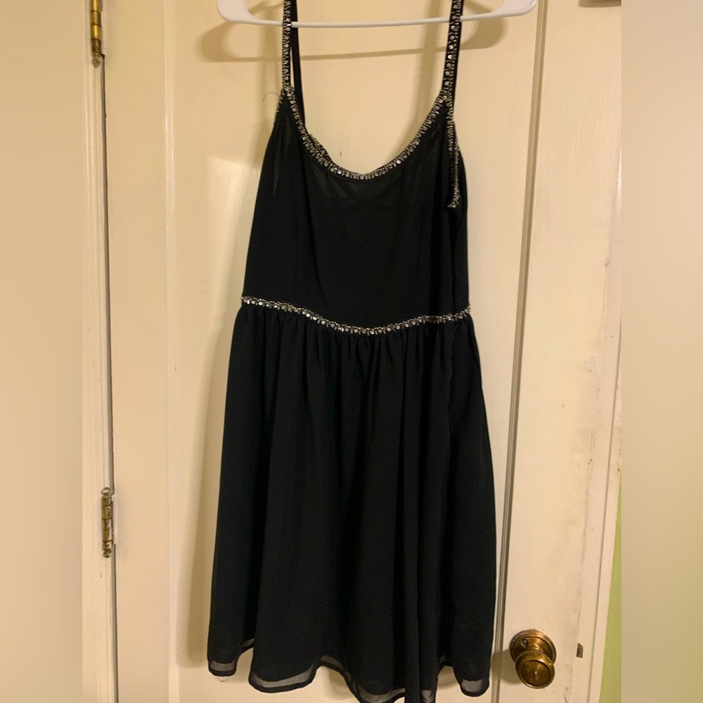 Black cocktail dress
